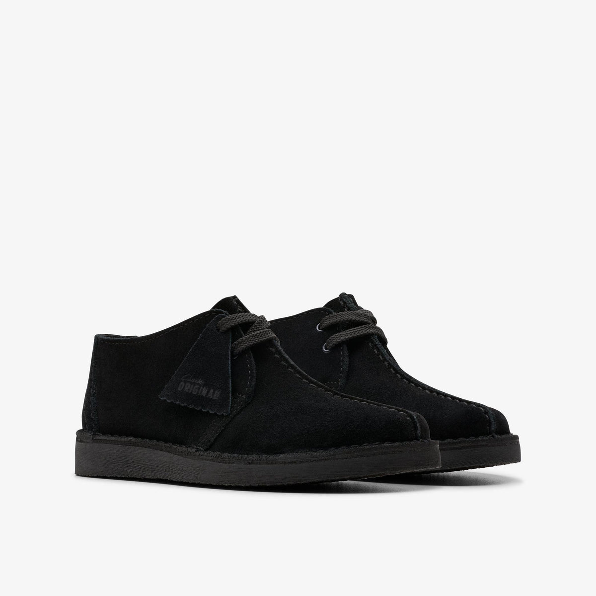 Desert Trek Kid Black Suede - US 8507