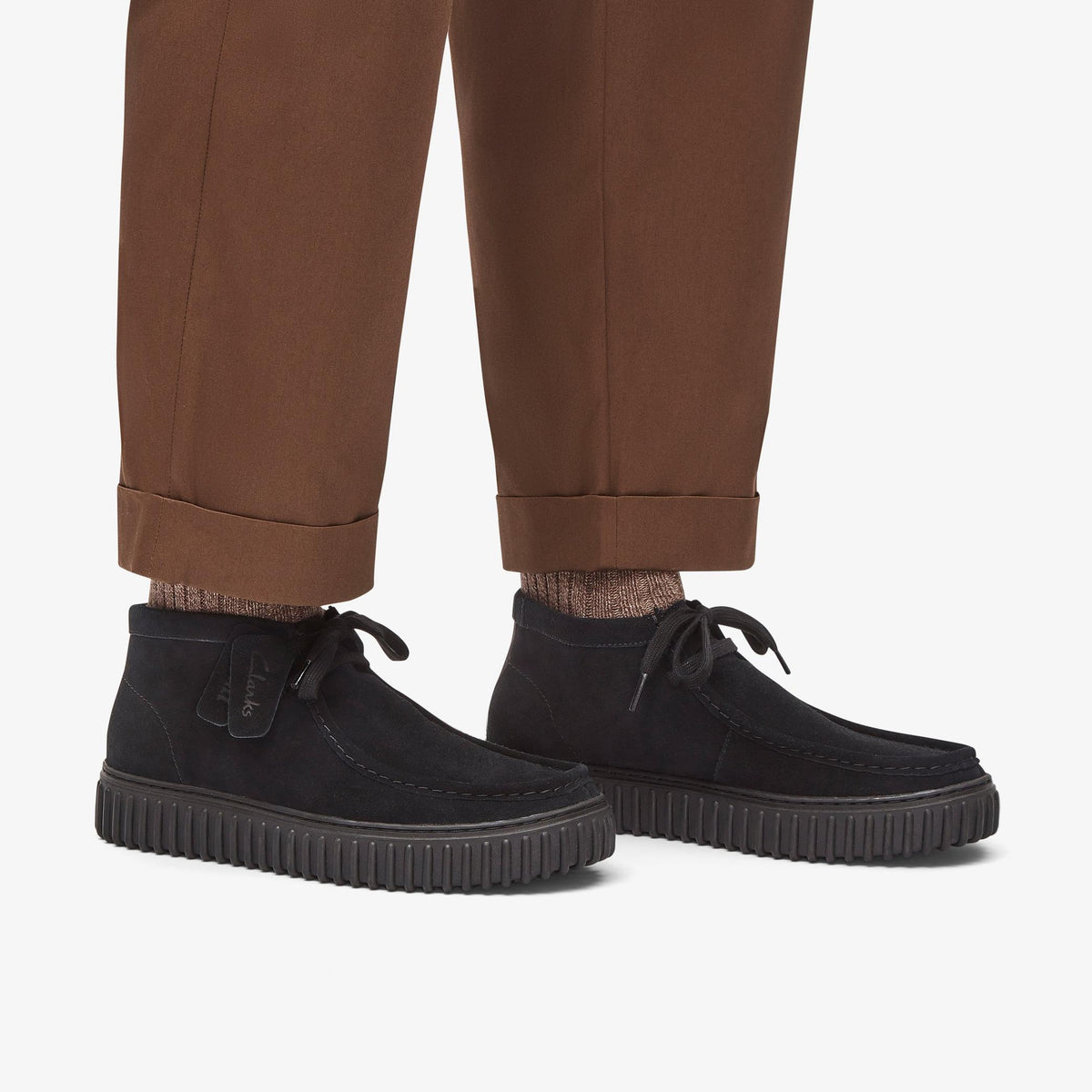 Torhill Hi Black Suede - US 8457