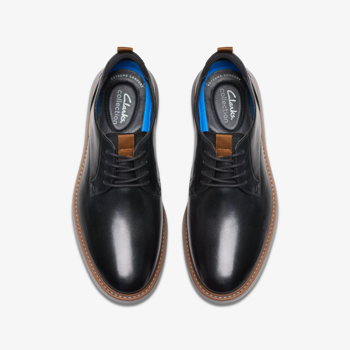 Brantin Plain Black Leather - US 4145