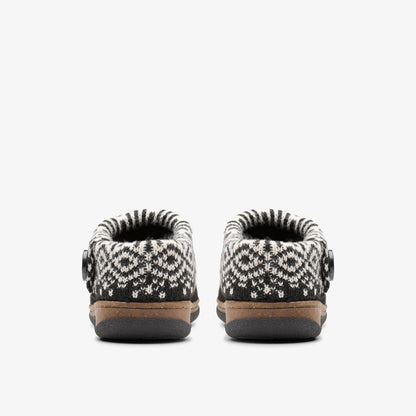 Willowdean Sweater Slippers Black - US 5704
