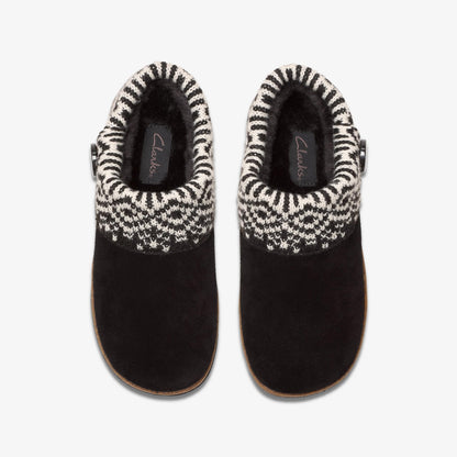 Willowdean Sweater Slippers Black - US 5704