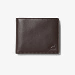 Pebbled Leather Slimfold Wallet Brown - US 8410