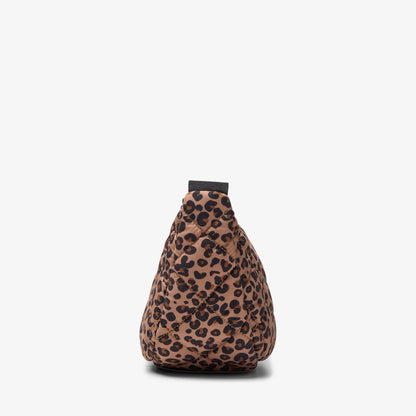 Quilted Trail Strap Crossbody Bag Leopard Print - US 8443