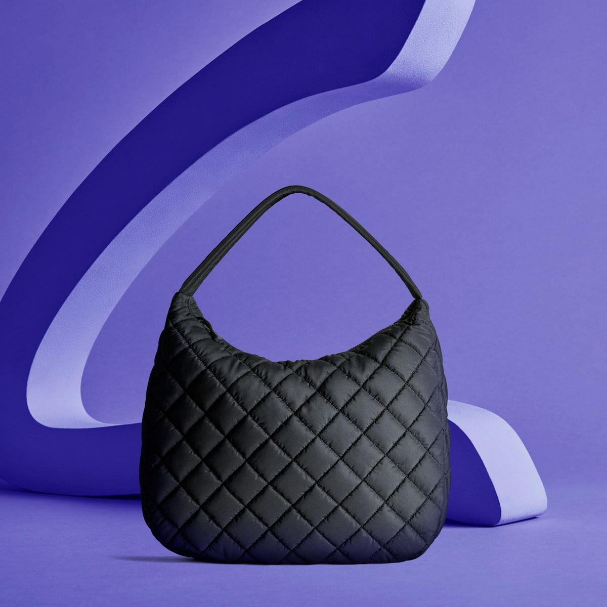 Quilted Tote Bag Black - US 6194
