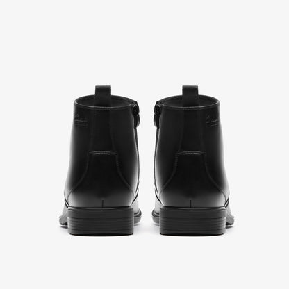 Steadwell Zip Waterproof Black Leather - US 9582