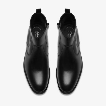 Steadwell Zip Waterproof Black Leather - US 9582