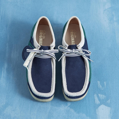 Wallabee Blue/Green Stripe - US 9278