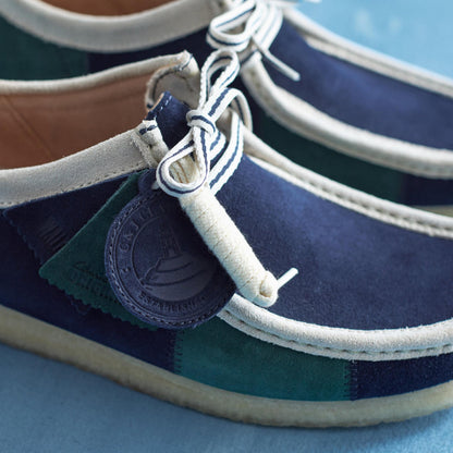 Wallabee Blue/Green Stripe - US 9278
