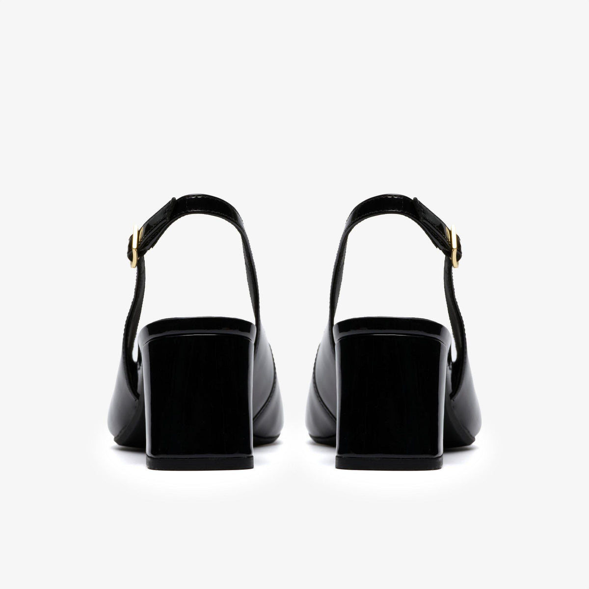 Fernie Sling Black Patent Leather - US 3333
