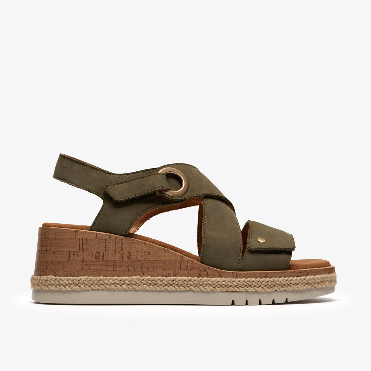 Kidiki Sun Dark Olive Nubuck - US 1055