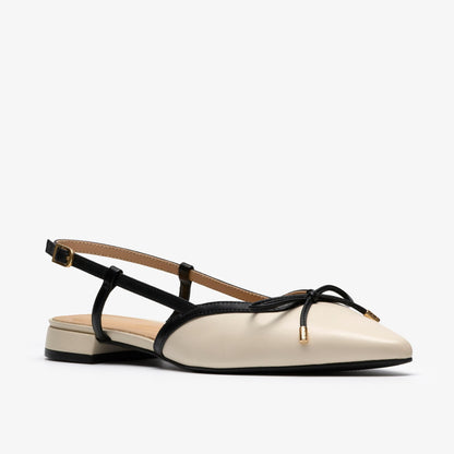 Sensa 15 Bow Cream Leather - US 5016