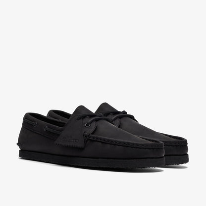 Godney Boat Black Leather - US 8848
