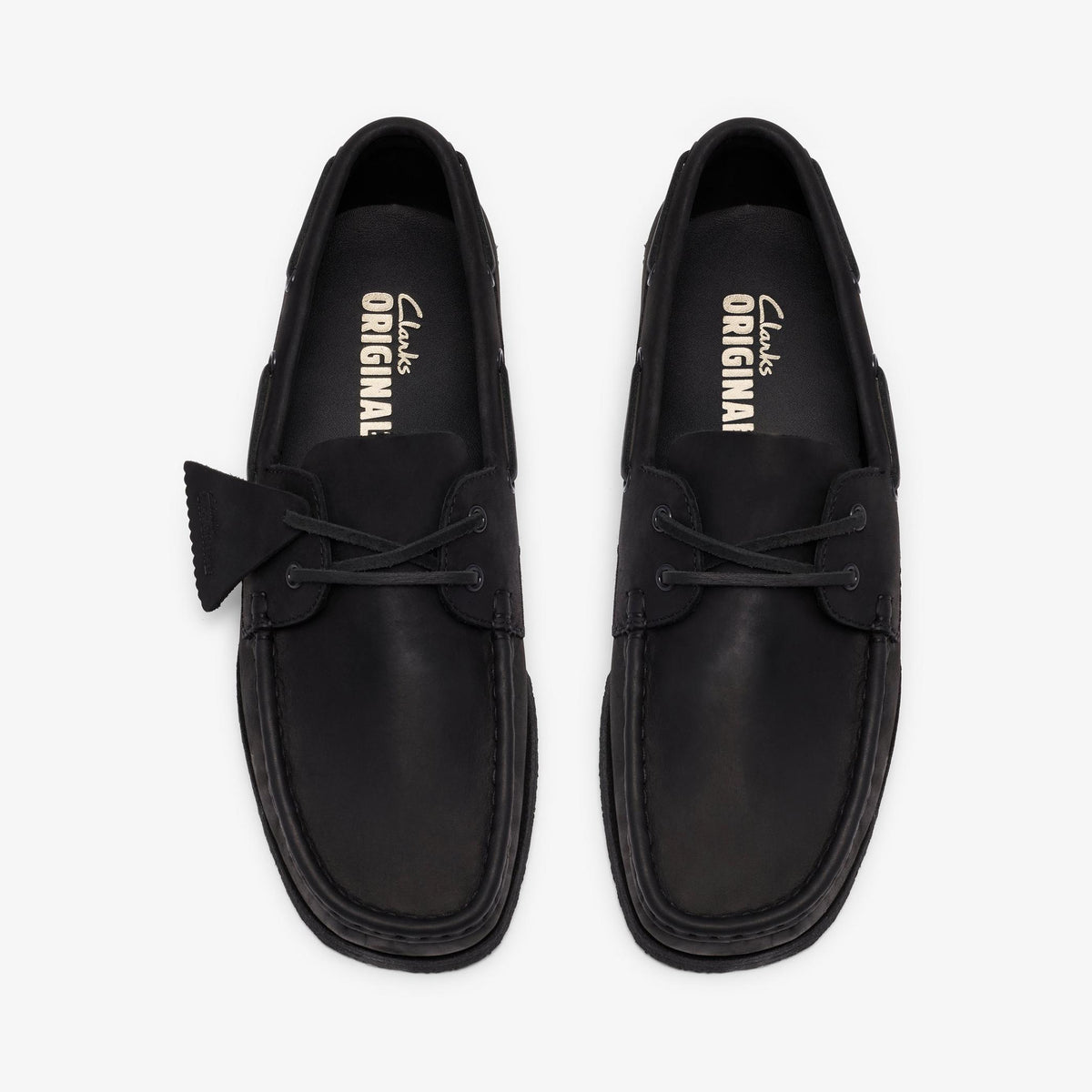 Godney Boat Black Leather - US 8848
