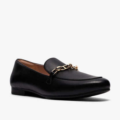 Tamna Iris Black Leather - US 9373