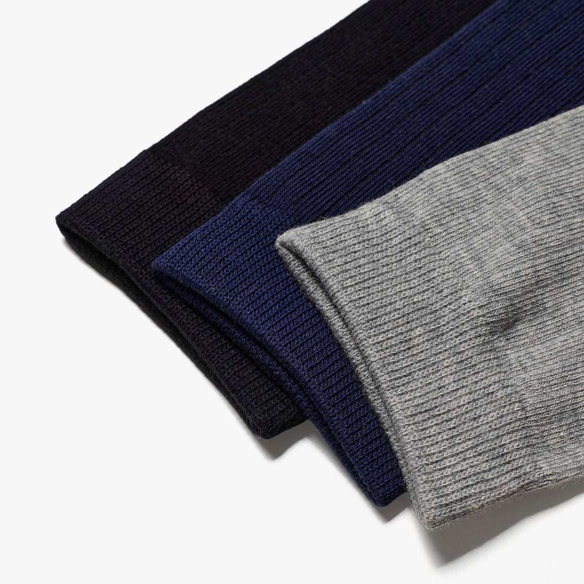 3 Pack Crew Socks Black Multicolour - US 8644