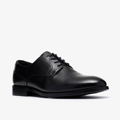 Bowburn Lace Shoes Black Leather - US 9395