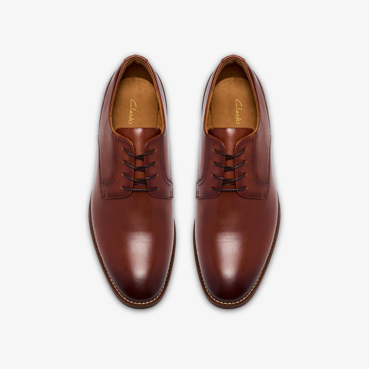 Bowburn Lace Shoes Tan Leather - US 3696