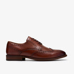 Bowburn Tip Shoes Tan Leather - US 3951