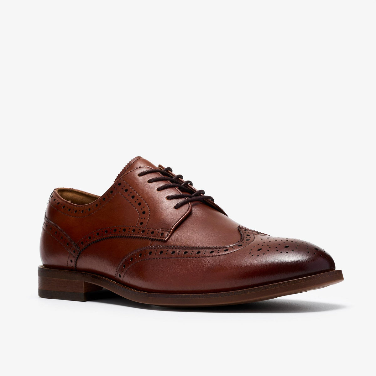 Bowburn Tip Shoes Tan Leather - US 3951