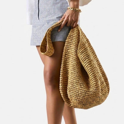 Talia Straw Bag Natural - US 8476