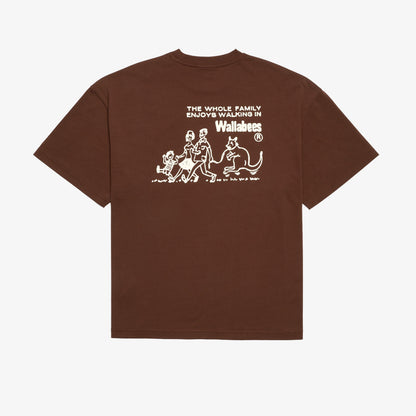 Originals Fam T Shirt Brown - US 9036