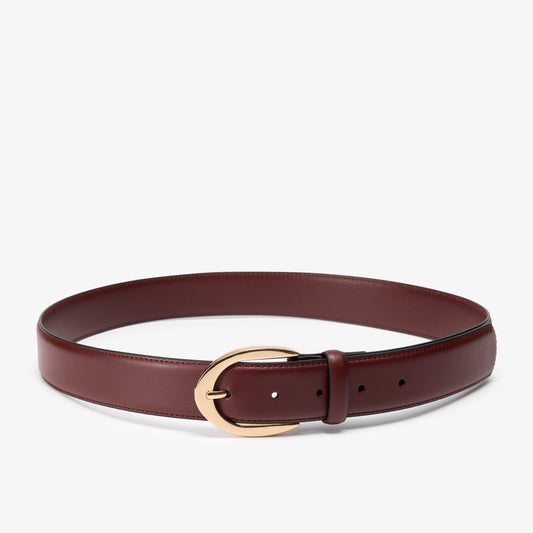 Smooth Premium Leather Belt Brown - US 1977