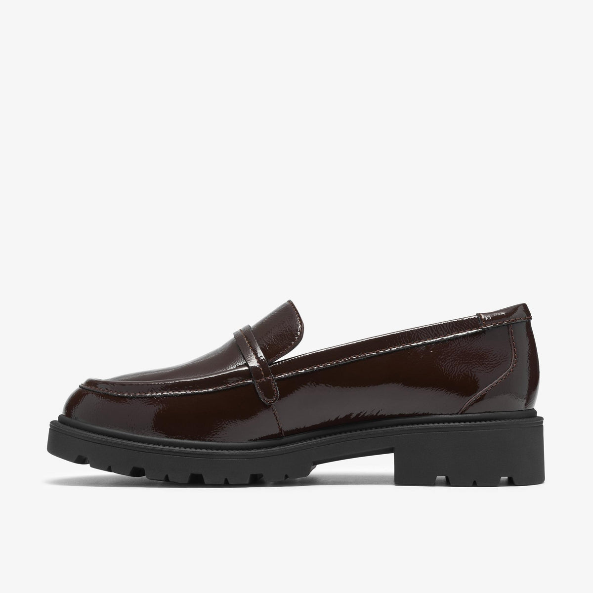Code Step Dark Brown Patent - US 5873