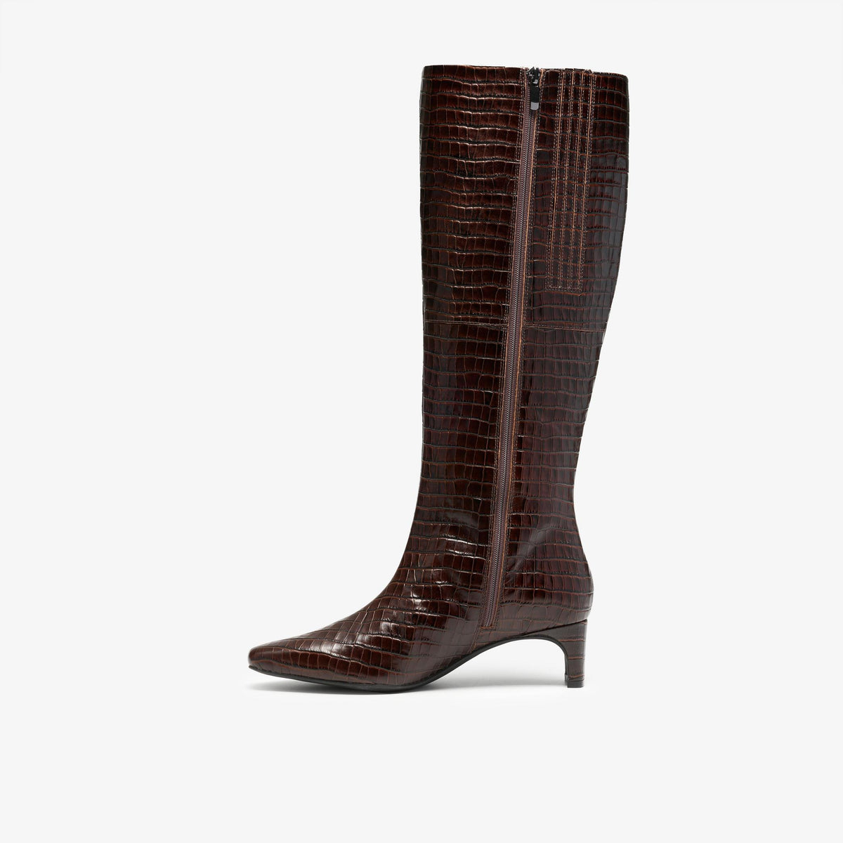 Edina Tall Brown Leather - US 7807