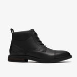 Jaxen Cap Boot Black Leather - US 6659