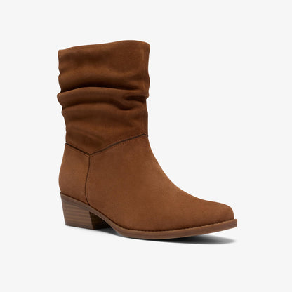 Danyelle Ruby Dark Tan Suede - US 3880