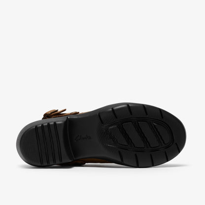 Kynnzie Mule Dark Tan Leather - US 4589