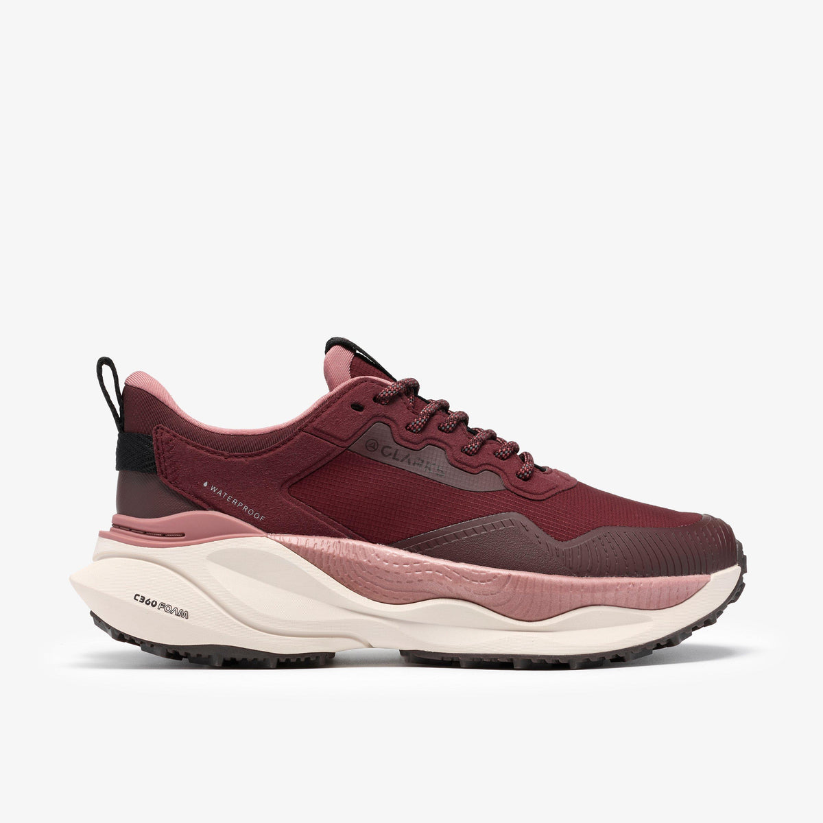 Pace Trail Go Waterproof Burgundy - US 9495