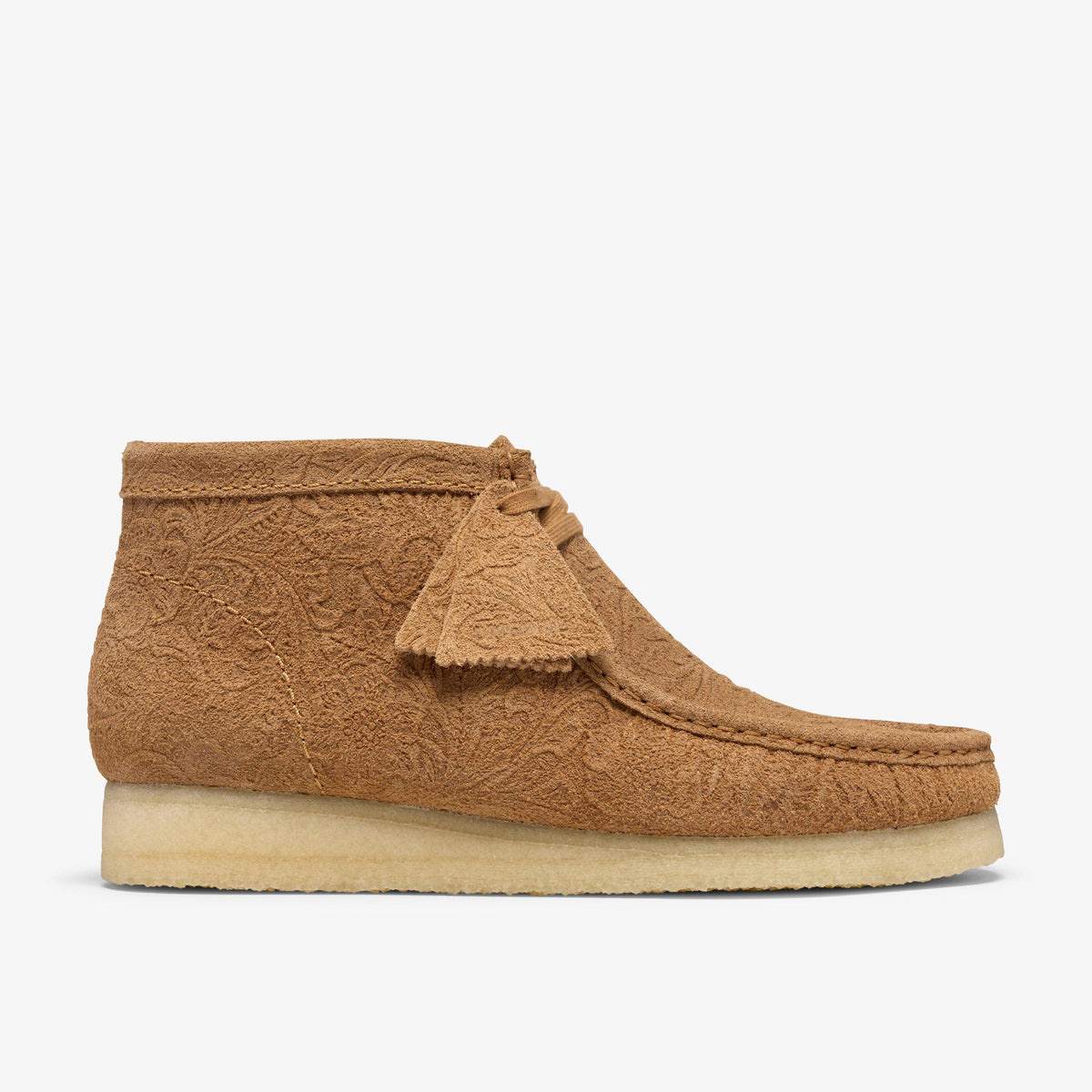 Wallabee Boot Light Tan Embossed - US 1372