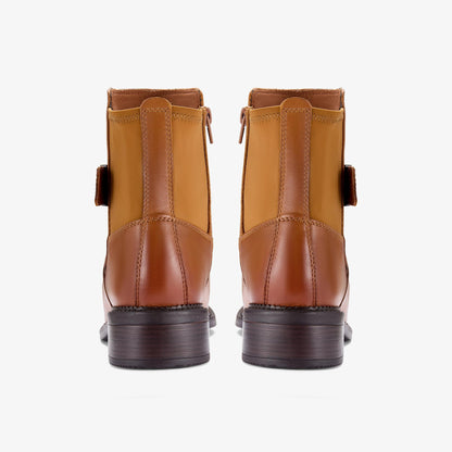 Maye Beth Dark Tan Leather - US 3086