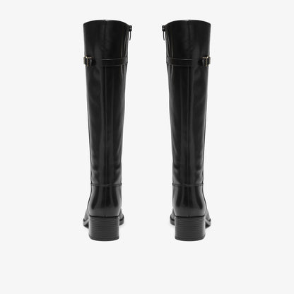 Wrenn Hi Black Leather - US 9662
