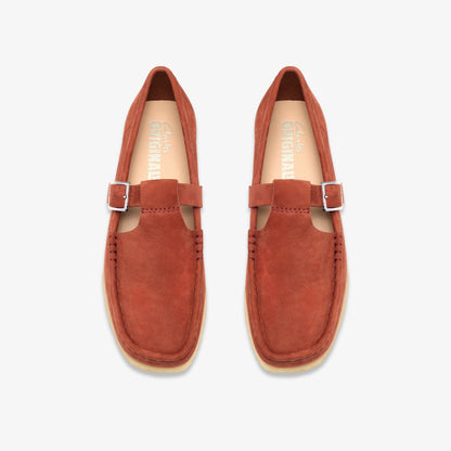 Wallabee T Bar Brown/Chestnut Suede - US 1009